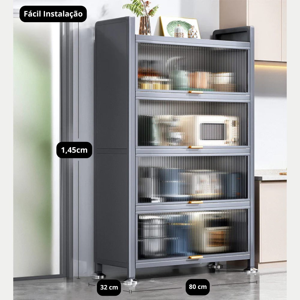 Armário de Aço Inox Multiuso - Metalux