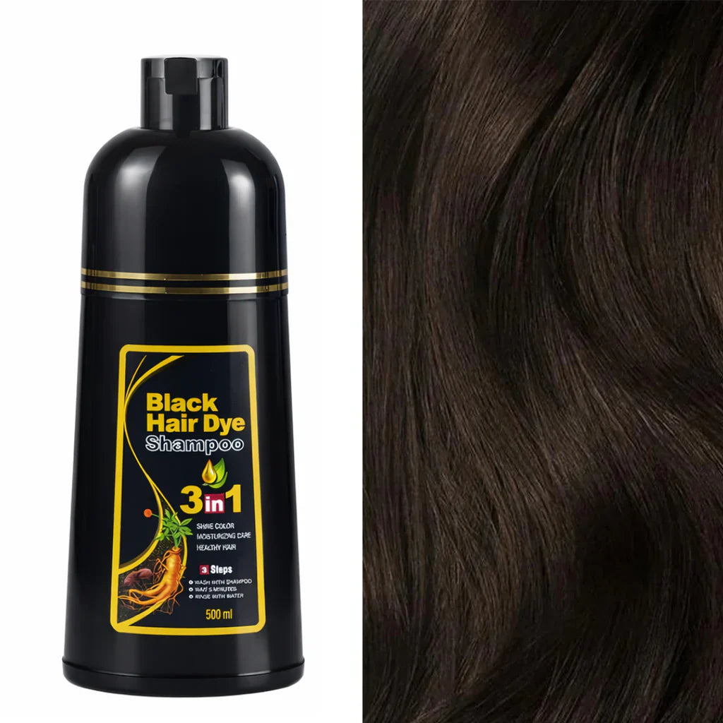 Shampoo Hair Dye 3 em 1