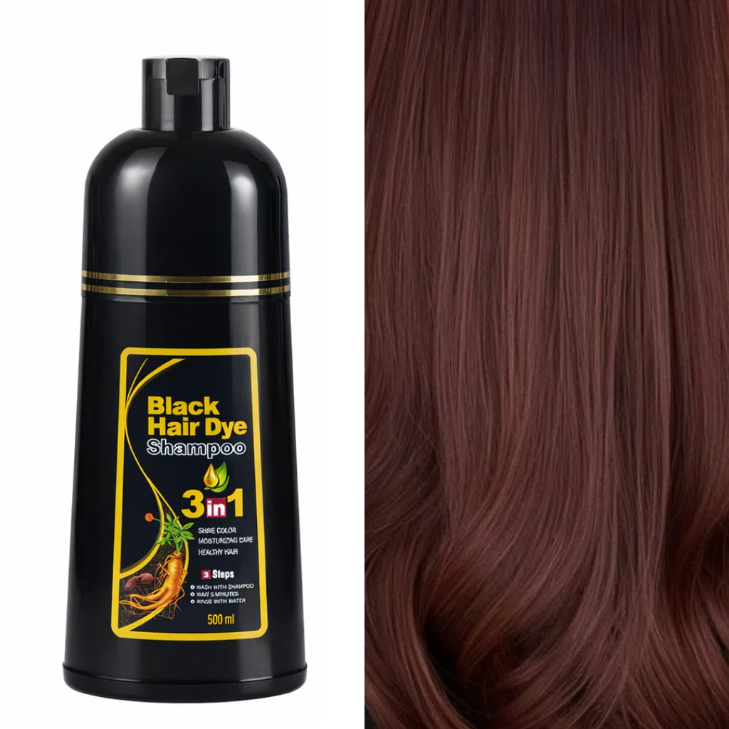 Shampoo Hair Dye 3 em 1