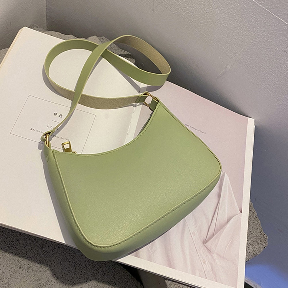 Bolsa Feminina Retrô De Couro