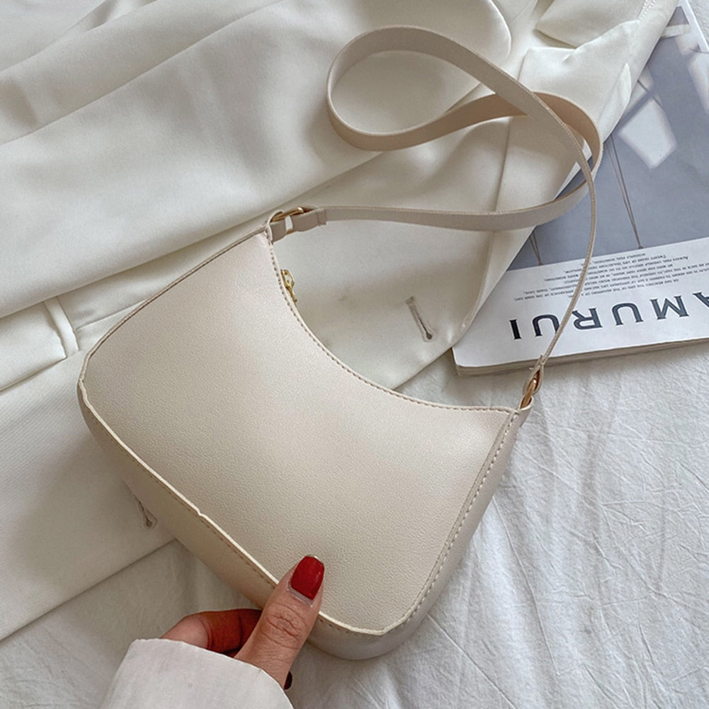 Bolsa Feminina Retrô De Couro