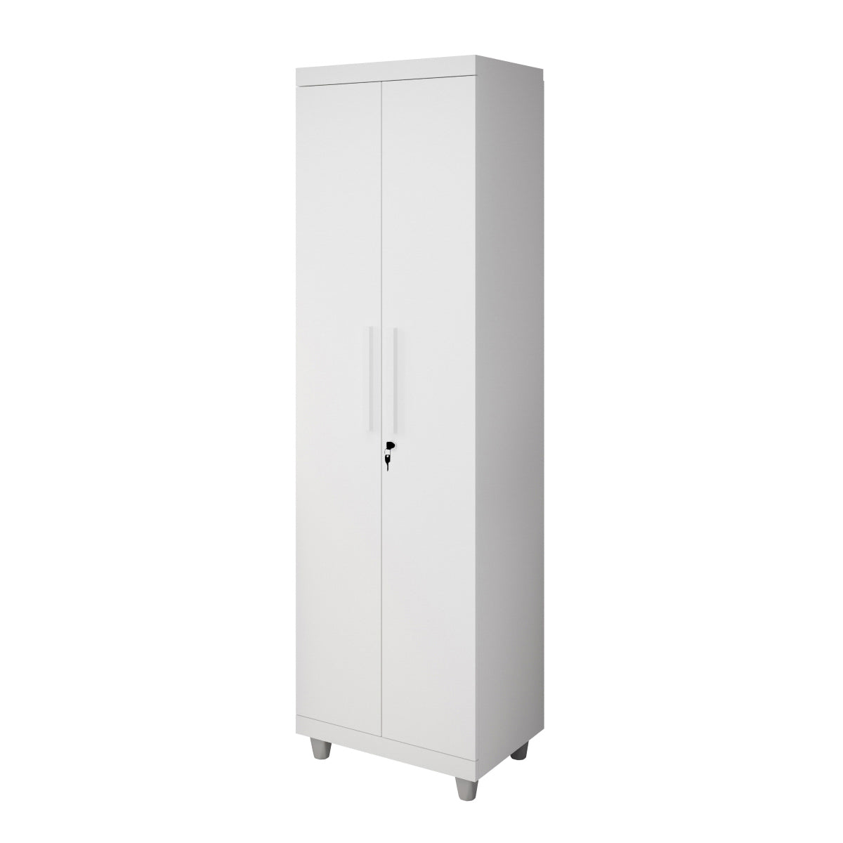 Armário Multiuso Pallas Organizador Home Office Lavanderia 2 Portas Com Fechadura